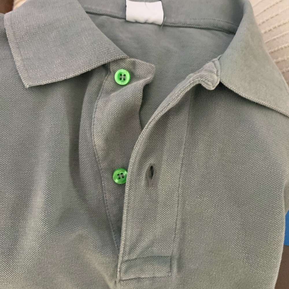ZARA POLO shirt in specialty dye for a vintage look. Mens size small nwot.